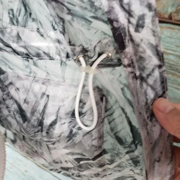 ATHLETA Inspire Hoodie Sheer Vest Cobblestone Jacket S NWOT - Picture 8 of 8